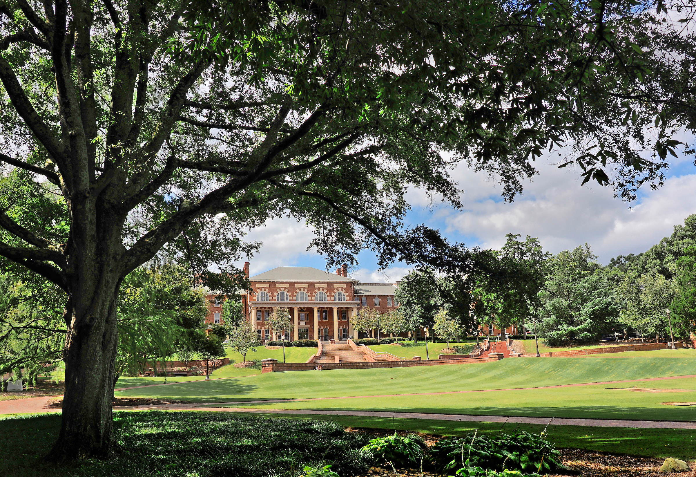 The Court of Carolina on NC State's campus on a sunny day