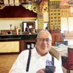 Vikas Anand sitting in a restaurant
